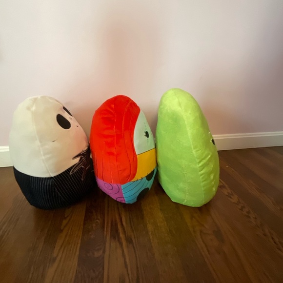 3 of the nightmare before christmas squishmallow’s each Squishmallow is 12 inch - Picture 3 of 4